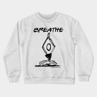 Breathe Yoga Pose v2 Crewneck Sweatshirt